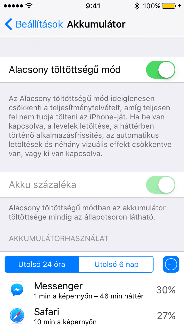 iOS9-alacsony-toltottseg