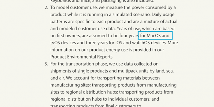 Borítókép: A MacOS név az Apple weboldalán OS X helyett.
