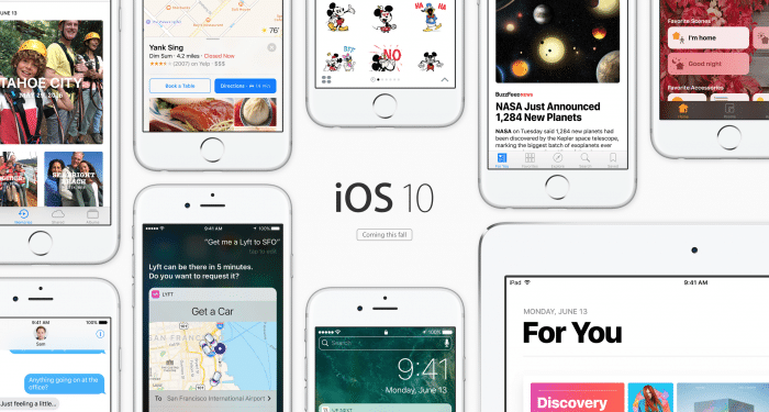 Borítókép: Az iOS 10 promóképe az Apple weboldaláról.