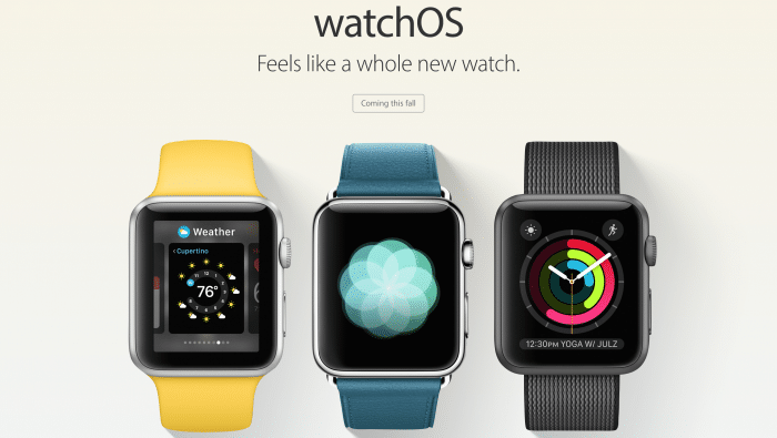 Borítókép: watchOS 3 promó kép az Apple weboldaláról.