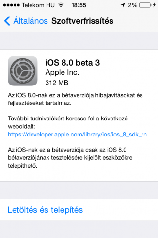 iOS8b3