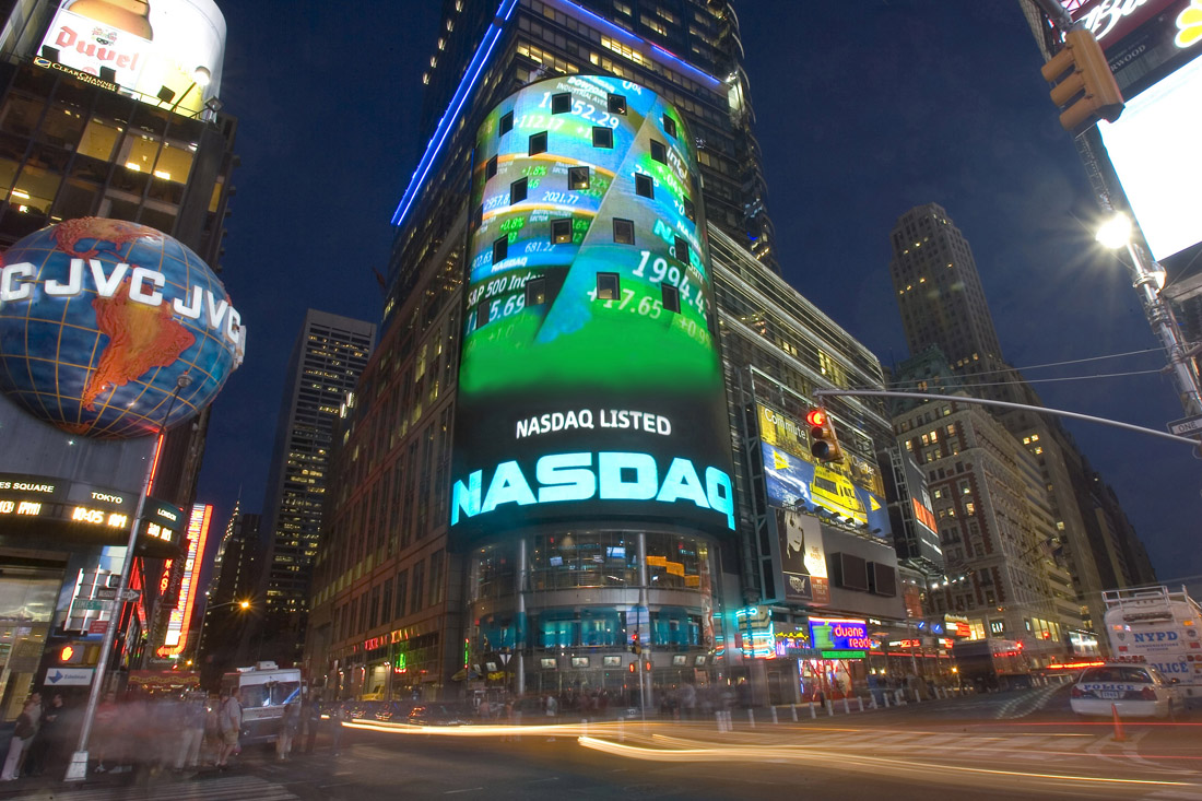 NASDAQ, Times Square – Forrás: nasdaq.com