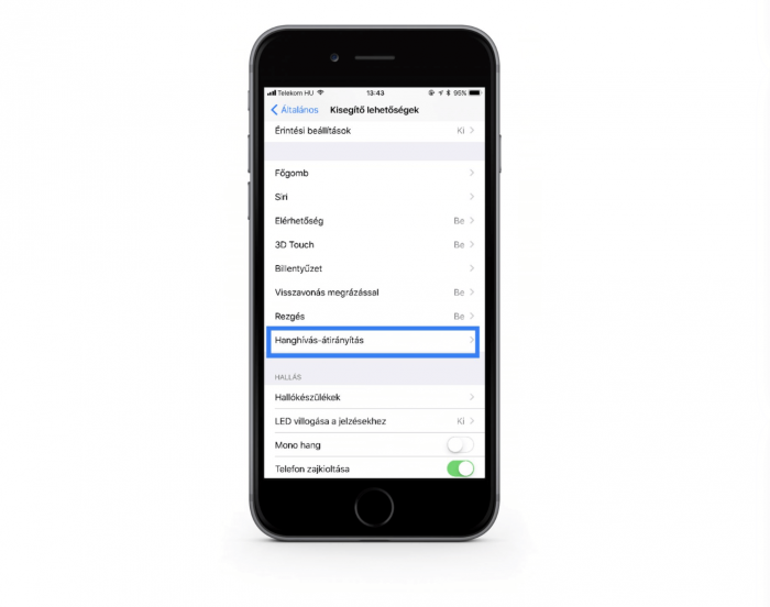 iOS 11 automatikus hívás fogadás