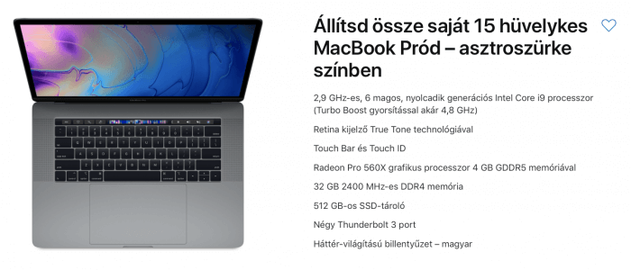 2018 Touch Bar Retina MacBook Pro