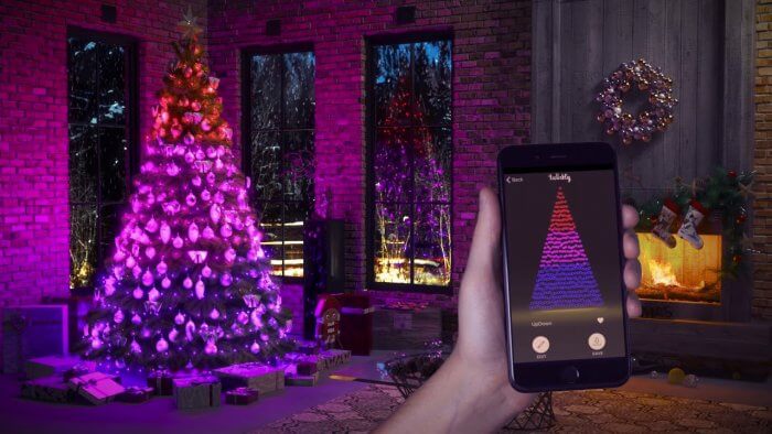 twinkly okos karácsonyfa égősor