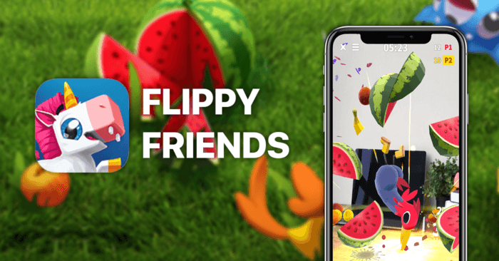 Flippy Friends – darabolj gyümölcsöt unikornissal a kiterjesztett valóságban (AR)