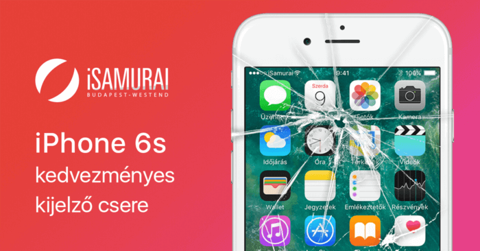 iSamurai – iPhone 6s kedvezményes kijelző csere