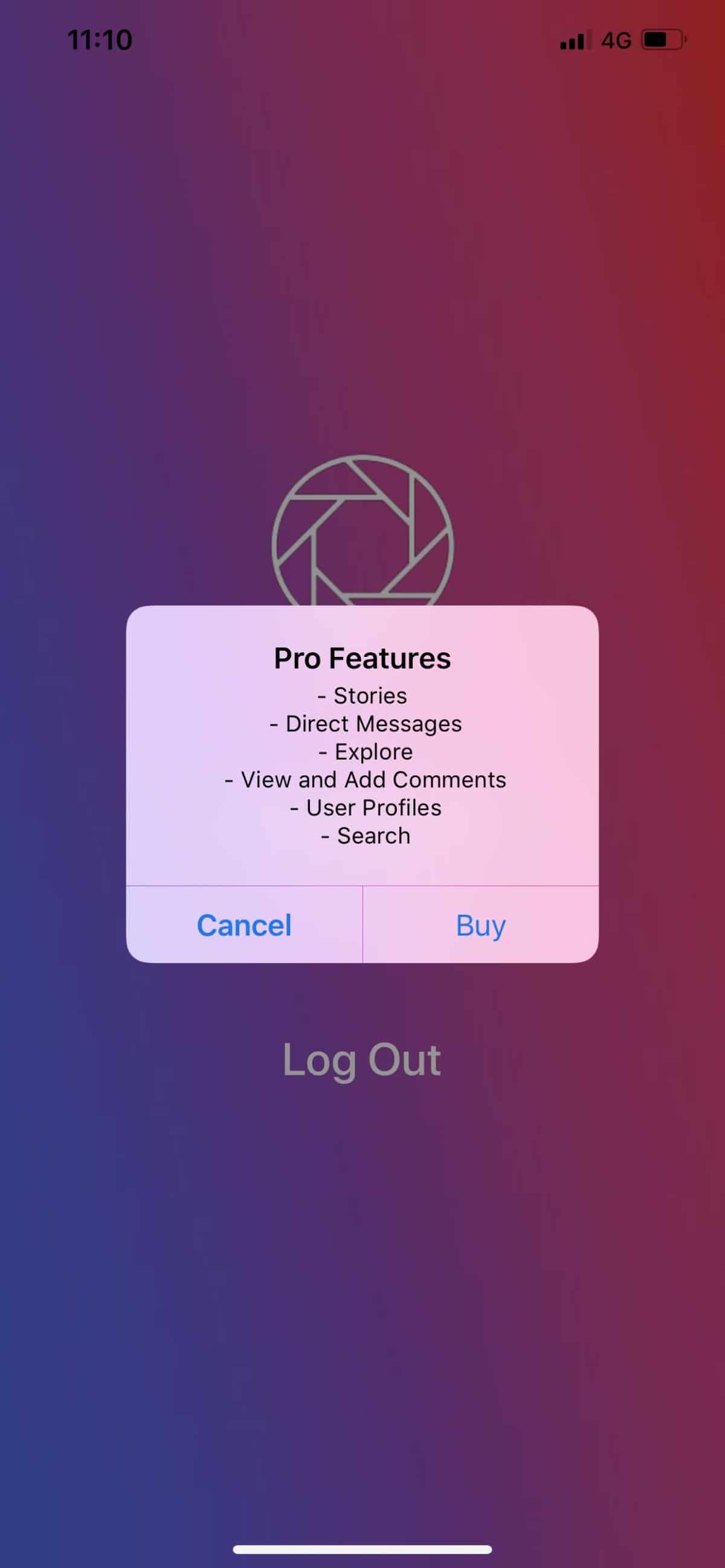 Lens Instagram alkalmazás Apple Watchra