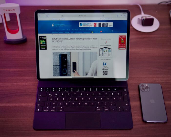 Kezünkben az iPad Pro és Magic Keyboard – teszt és vélemény
