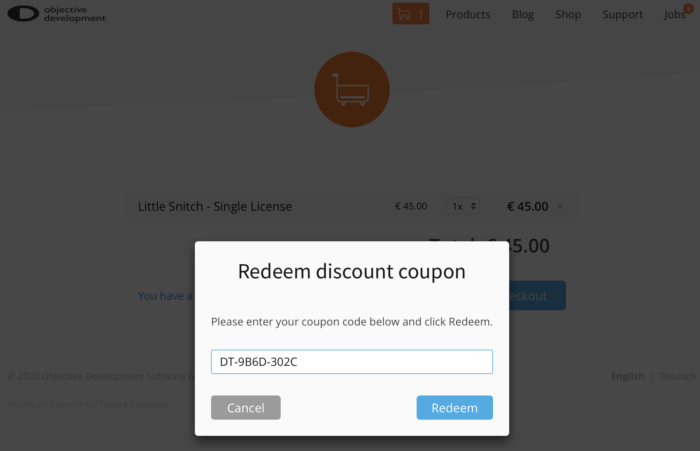 little snitch coupon code