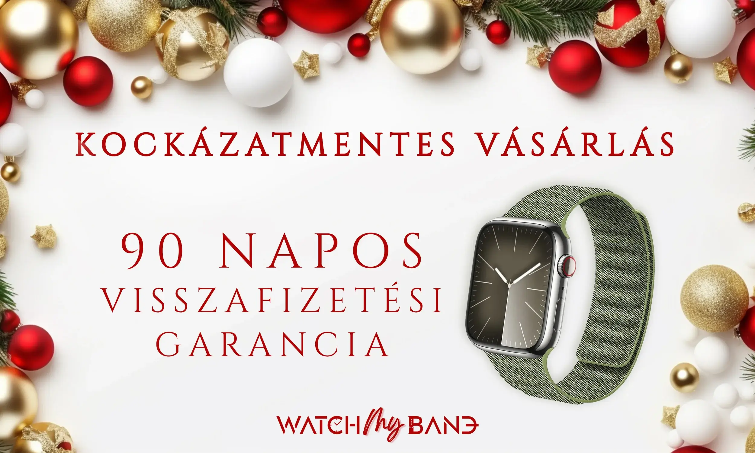 Watchmyband: kockázatmentes Apple Watch szíj vásárlás karácsonyra!