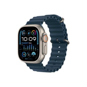 Apple Watch Ultra 2 GPS + Cellular – 49 mm-es titántok, kék óceán szíj