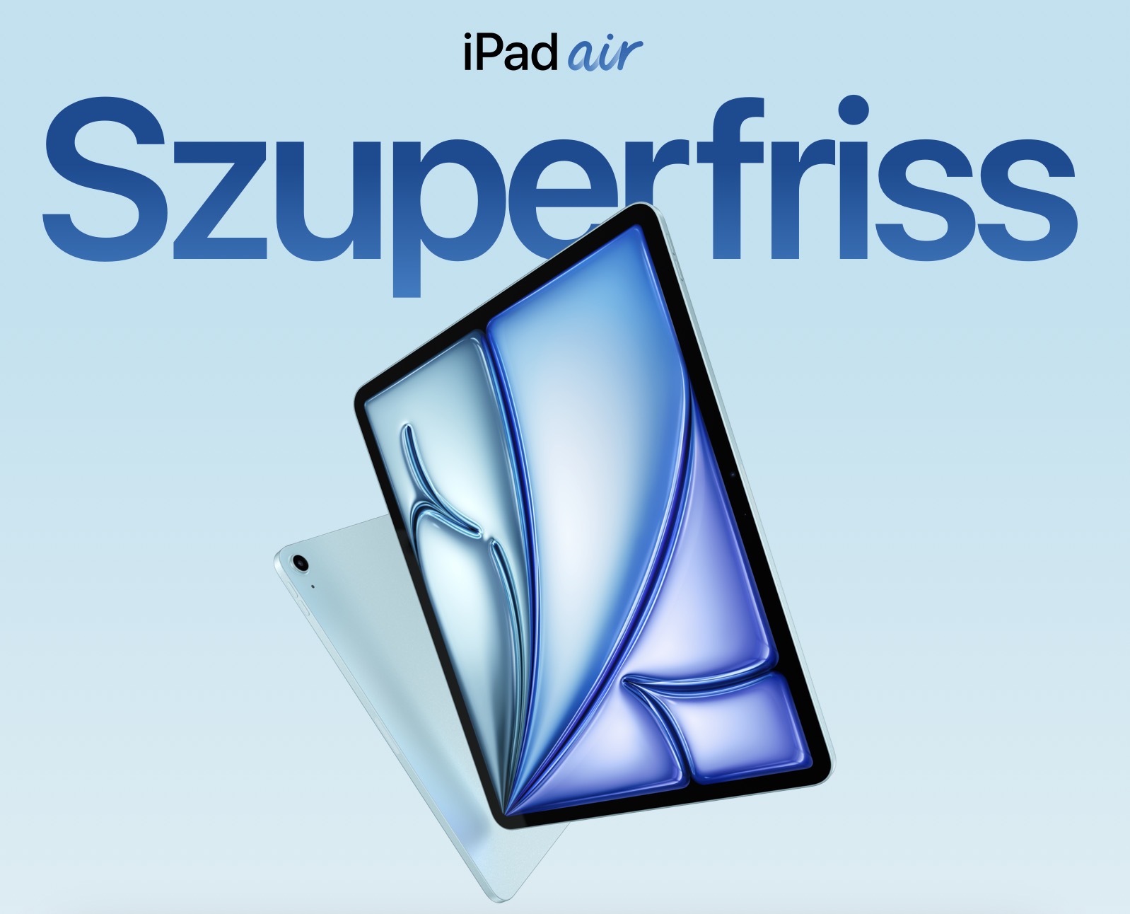 Az Apple bemutatta a 2024-es iPad Air modelleket: 11″ és 13″, M2 processzor és Pencil Pro támogatás