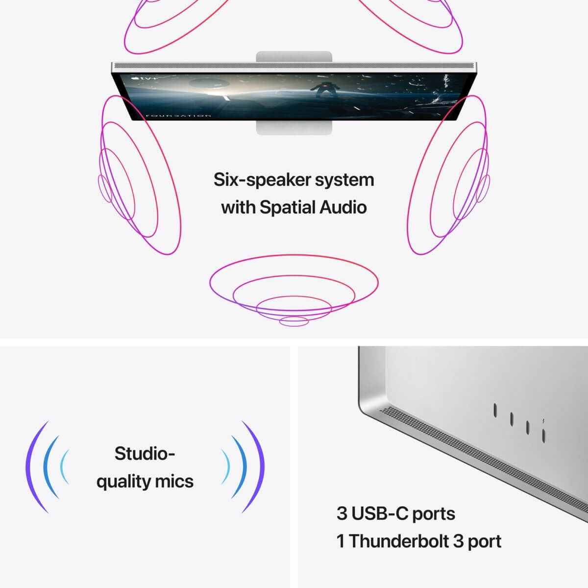 Apple Studio Display - Nano-Texture Glass - Tilt-Adjustable Stand