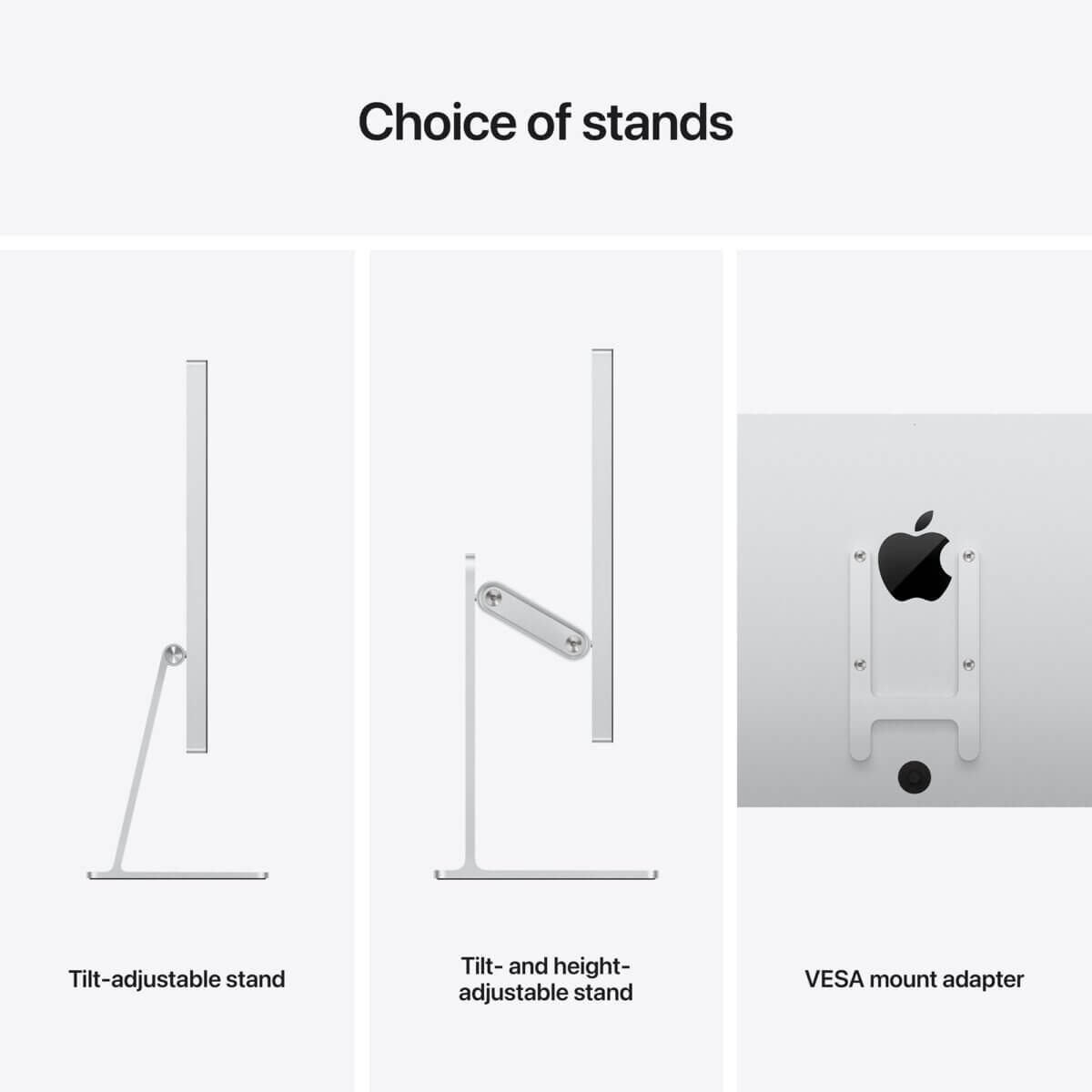 Apple Studio Display - Standard Glass - Tilt- and Height-Adjustable Stand