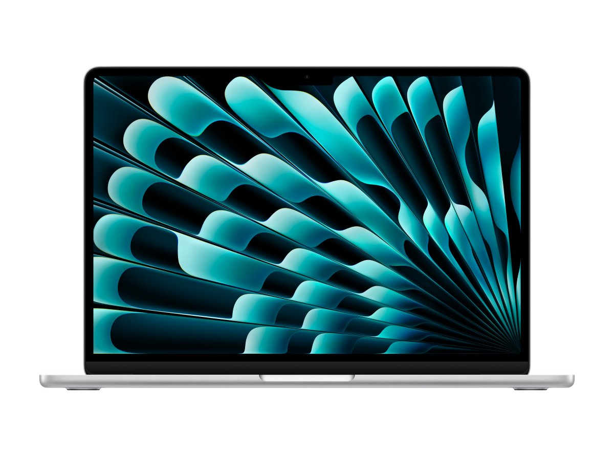 Apple 13 hüvelykes MacBook Air – M3 chip 8 magos CPU-val, 10 magos GPU-val, 16 GB egyesített memória, 512GB SSD – ezüst