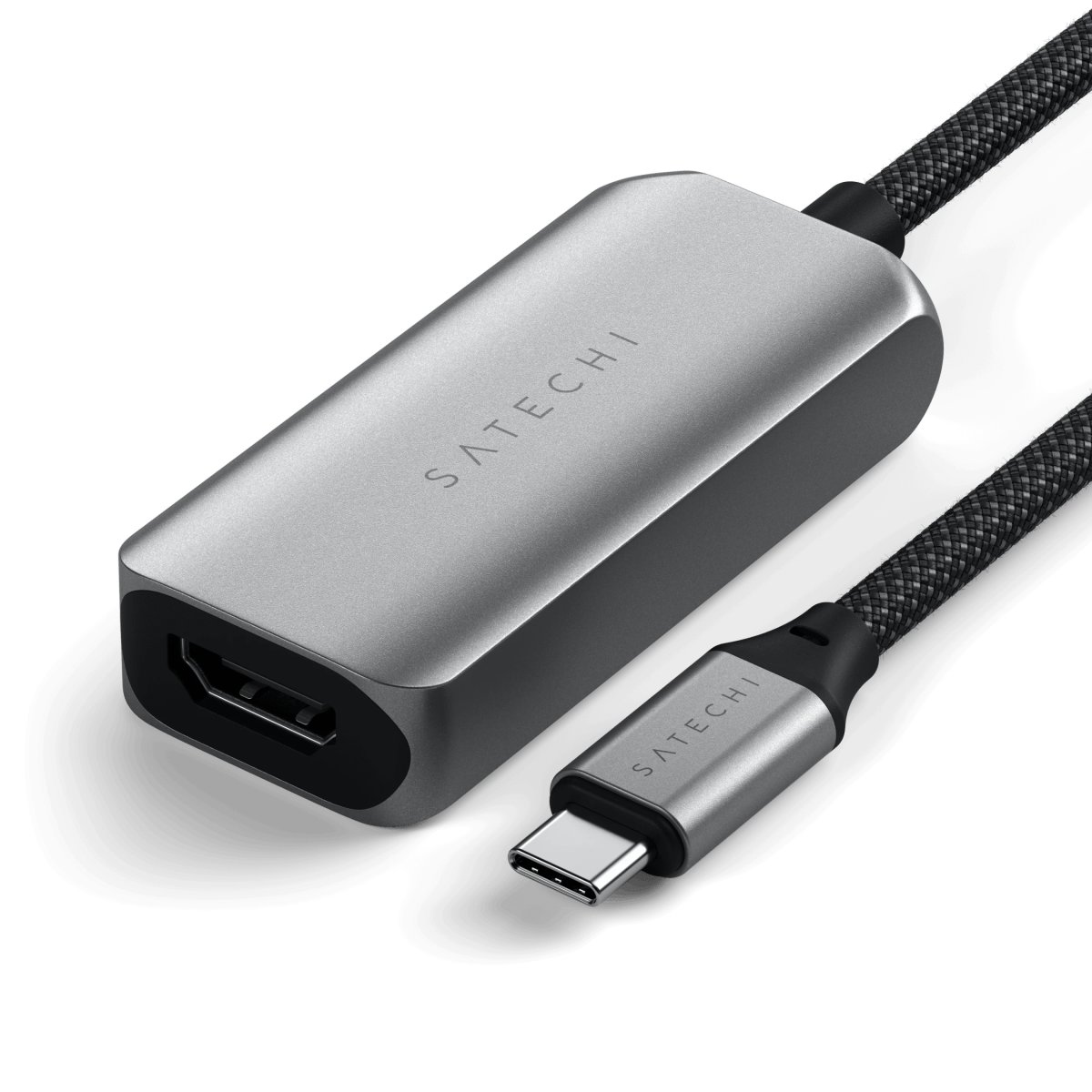 Satechi - USB-C HDMI 2.1 8K adapter4K/60Hz, 8K/60Hz, 4K 60Hz/120Hz, 2K/40Hz, 1080P/500Hz, Dynamic HDR10+ HDCP 1.4 & HDCP 2.3) - Szürke - Image 4