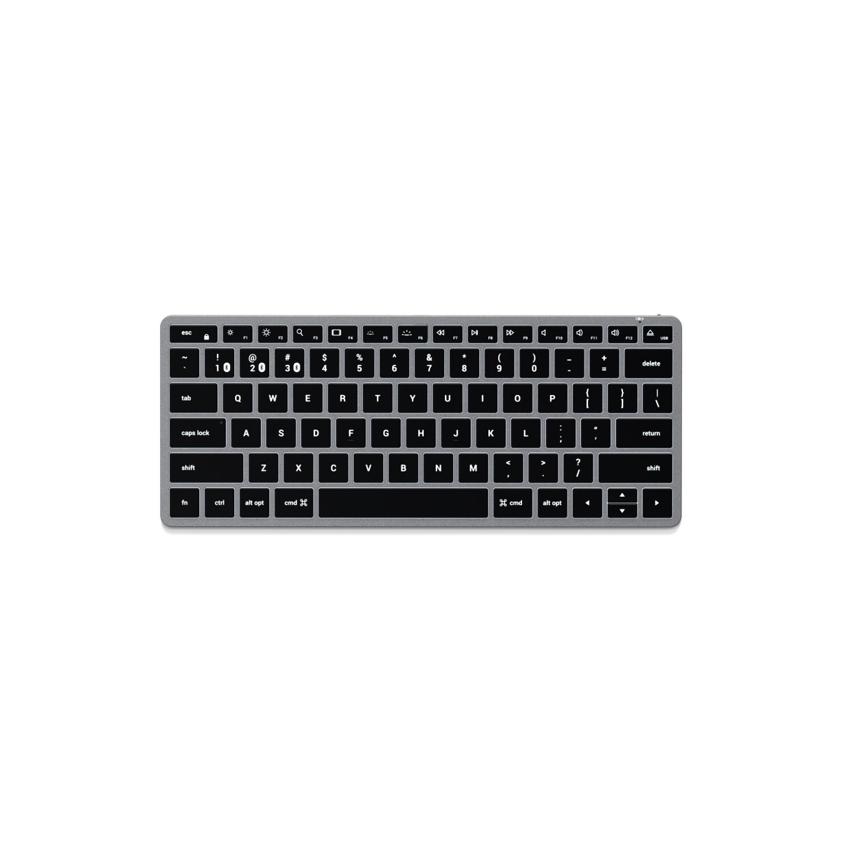 Satechi - Slim X1 Bluetooth BACKLIT vezeték nélküli billentyűzet - CZ - Szürke - Image 6