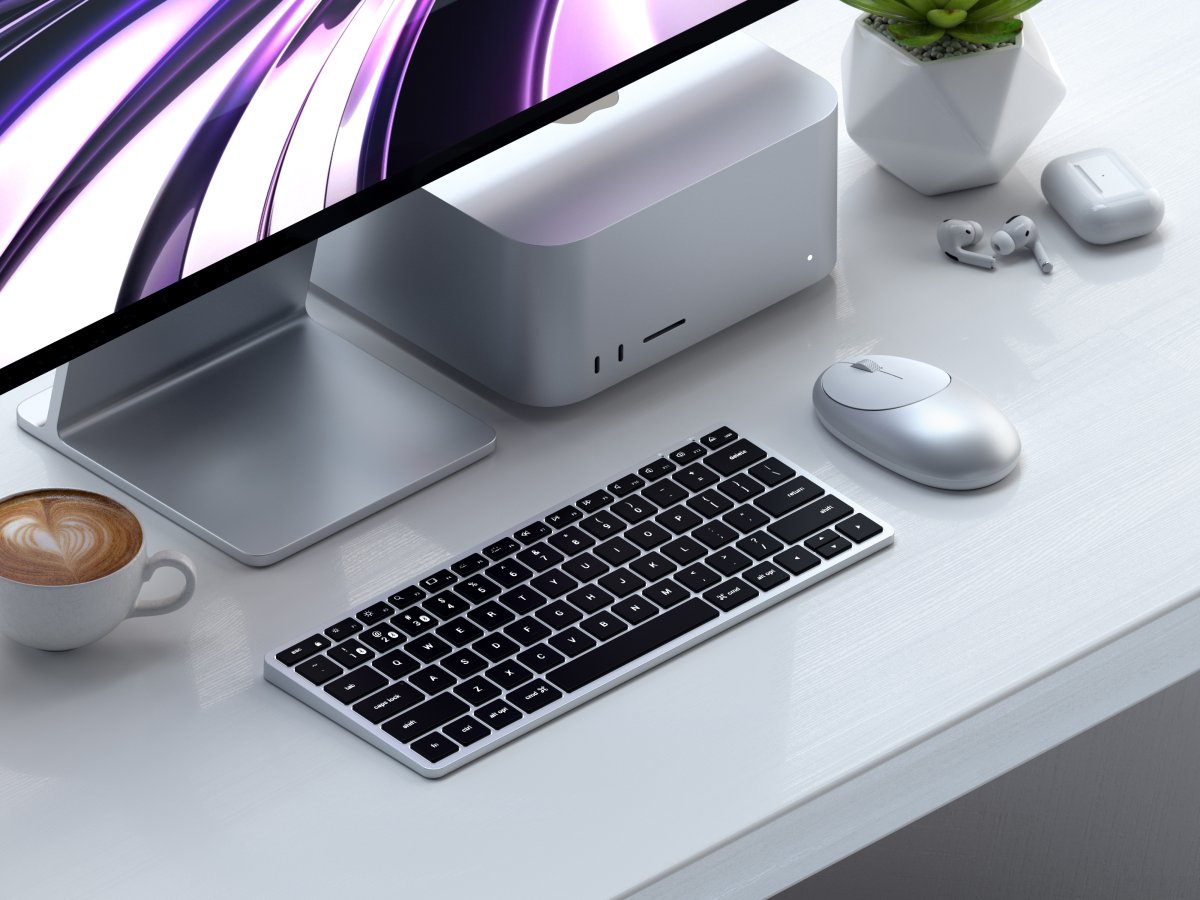 Satechi - Slim X1 Bluetooth amerikai billentyűzet - ezüst - Image 2