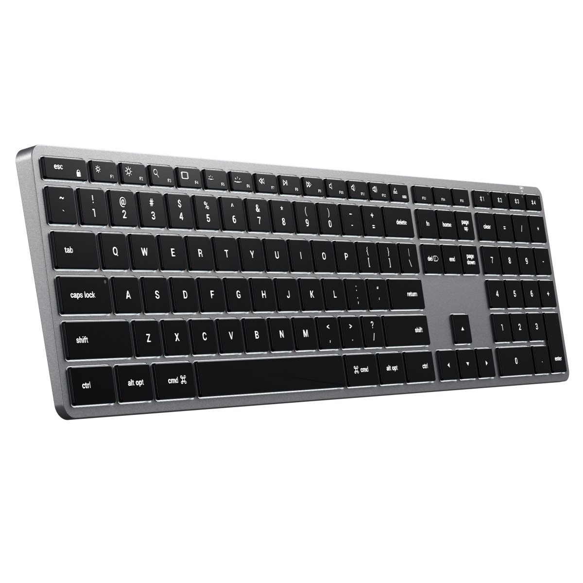 Satechi -  Slim X3 Bluetooth BACKLIT vezeték nélküli billentyűzet - CZ - Szürke - Image 2