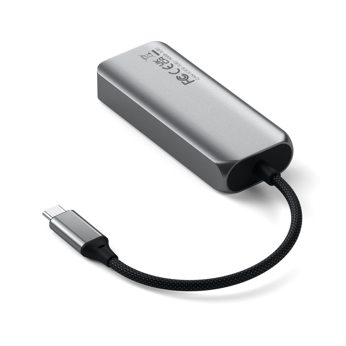 Satechi - 4 az 1-ben USB-C hub 2,5 Gigabit Ethernet-csatlakozóval - Szürke - Image 2