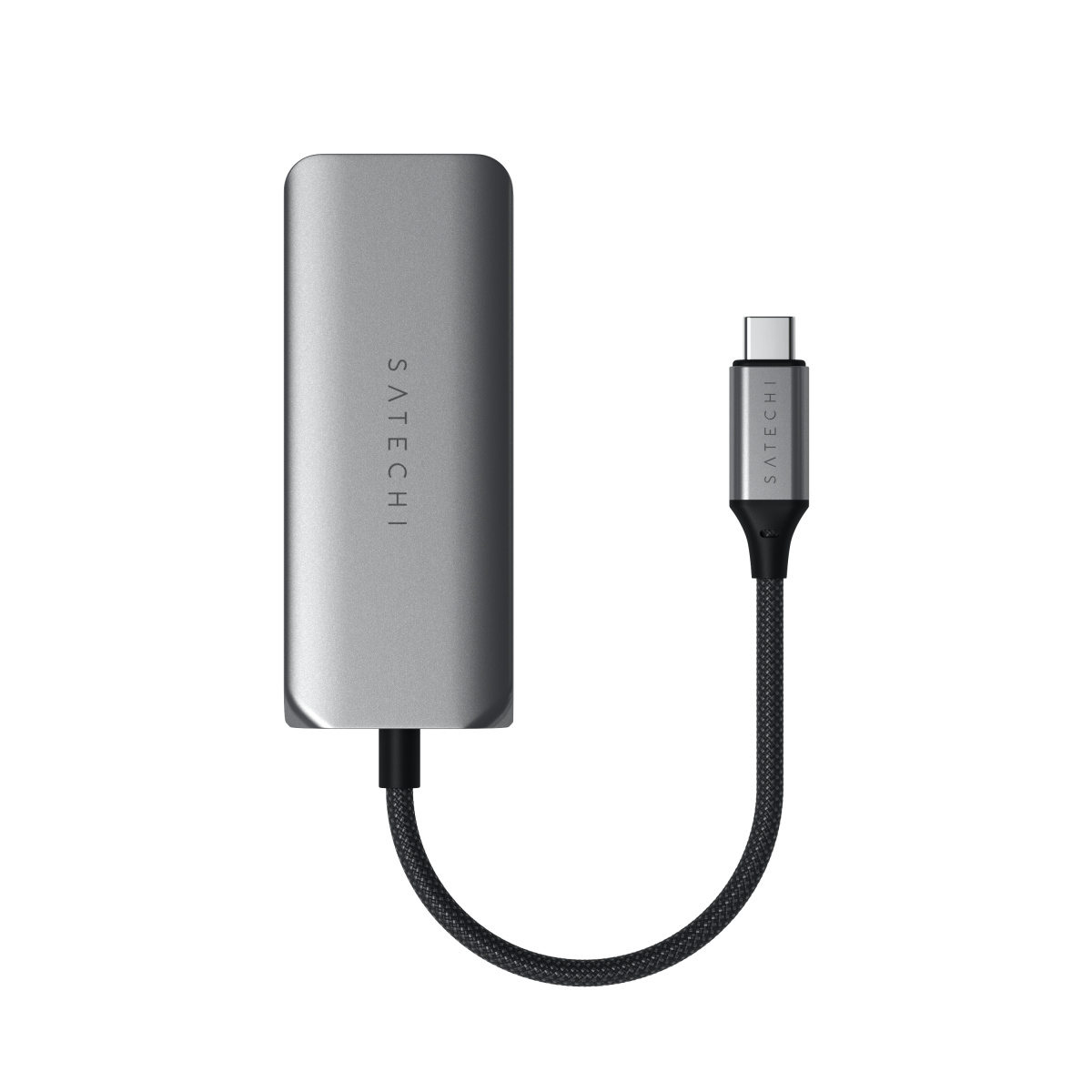 Satechi - 4 az 1-ben USB-C hub 2,5 Gigabit Ethernet-csatlakozóval - Szürke - Image 4