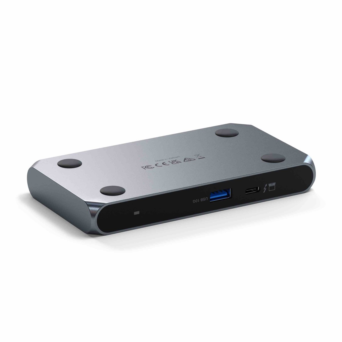 Satechi - Thunderbolt 4 Slim Hub Pro (3x Thunderbolt 4 Downstream portok 40 Gbps, 15W, 2x 4K 60Hz, 1x 8K 30H ) - Ezüst - Image 2