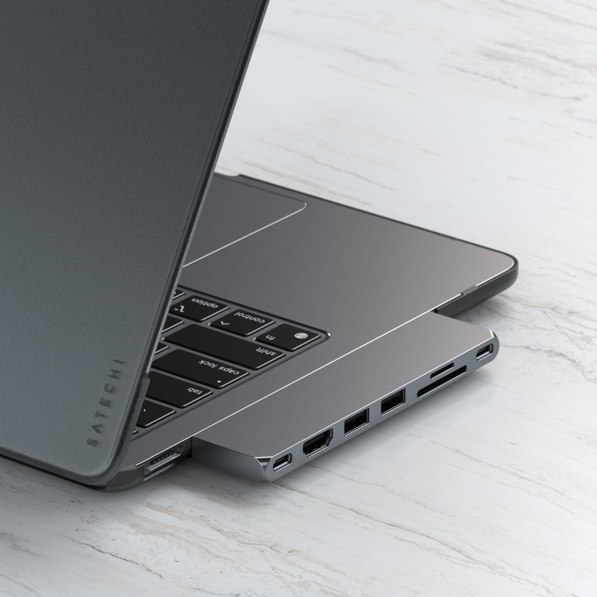 Satechi - Eco kemény tok MacBook Air M2 - Sötét szürke - Image 2