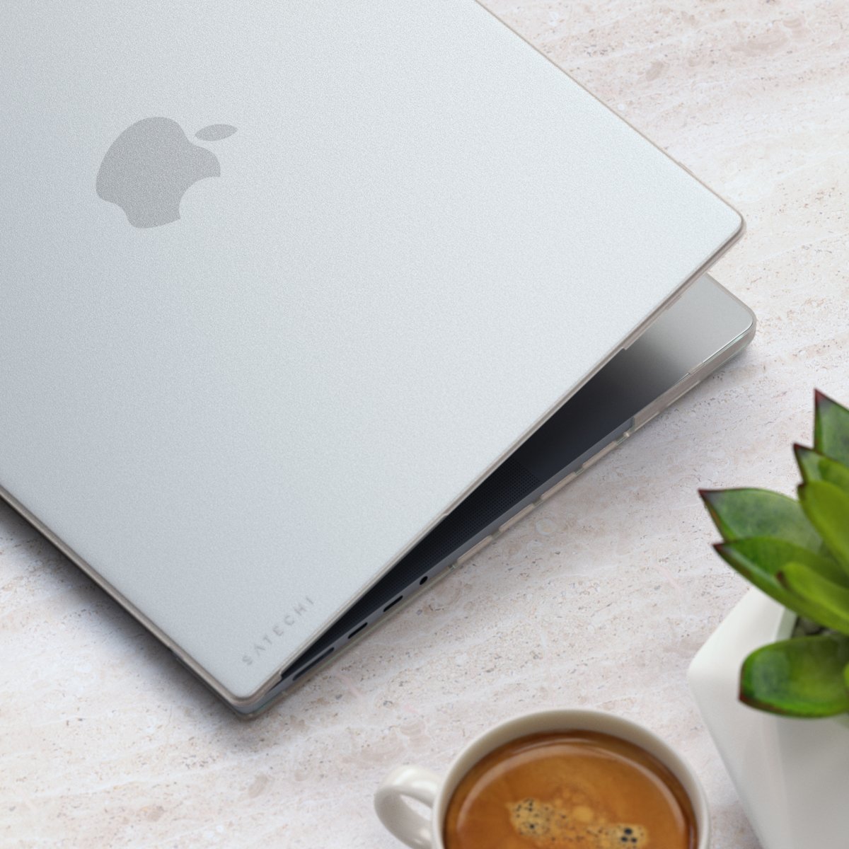 Satechi - Eco kemény tok MacBook Pro 14-hez - Átlátszó - Image 5