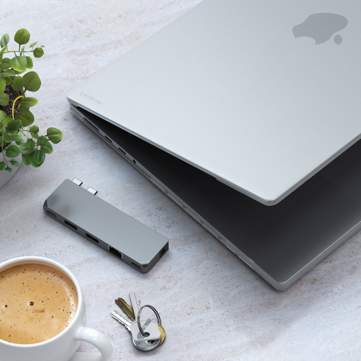 Satechi - Eco kemény tok MacBook Pro 16-hoz - Átlátszó - Image 5
