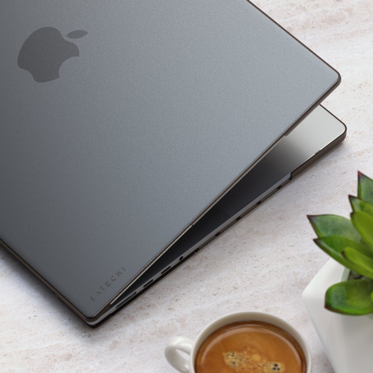 Satechi Eco Hardshell tok MacBook Pro 16-hoz - Sötét szürke - Image 2
