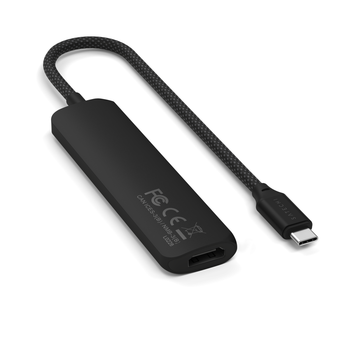 Satechi 4 az 1-ben USB-C Slim Multiport adapter 4K - Fekete - Image 2