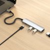 Satechi - 4 az 1-ben USB-C Slim multiport adapter 4K - Ezüst - Image 6