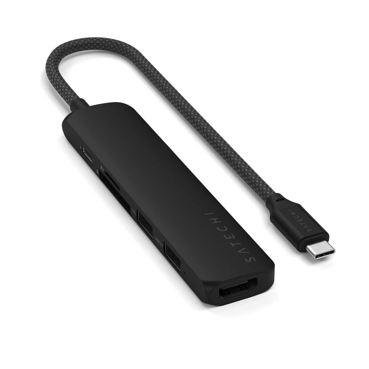 Satechi - 6 az 1-ben USB-C Slim multiport adapter - Fekete - Image 4