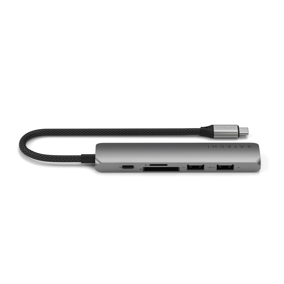 Satechi - 6 az 1-ben USB-C Slim multiport adapter - Szürke - Image 3