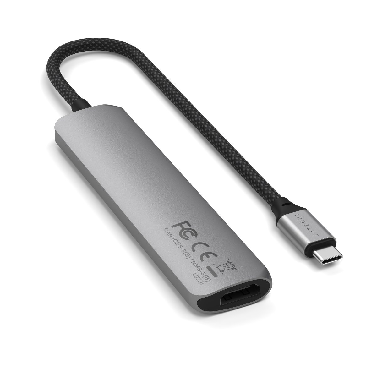 Satechi - 6 az 1-ben USB-C Slim multiport adapter - Szürke - Image 5