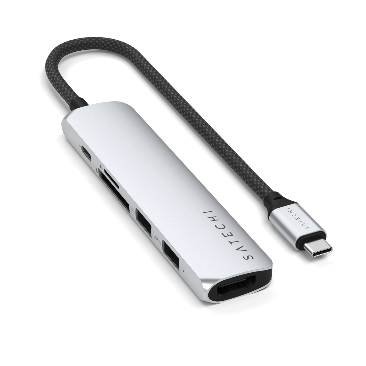 Satechi - 6 az 1-ben USB-C Slim multiport adapter - Ezüst - Image 5