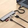 Satechi - 7 az 1-ben USB-C Slim multiport adapter Ethernet csatlakozóval - Szürke - Image 2