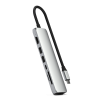 Satechi - 7 az 1-ben USB-C Slim multiport adapter Ethernet csatlakozóval - Ezüst