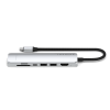 Satechi - 7 az 1-ben USB-C Slim multiport adapter Ethernet csatlakozóval - Ezüst - Image 2