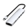 Satechi - 7 az 1-ben USB-C Slim multiport adapter Ethernet csatlakozóval - Ezüst - Image 6