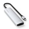 Satechi - 7 az 1-ben USB-C Slim multiport adapter Ethernet csatlakozóval - Ezüst - Image 4