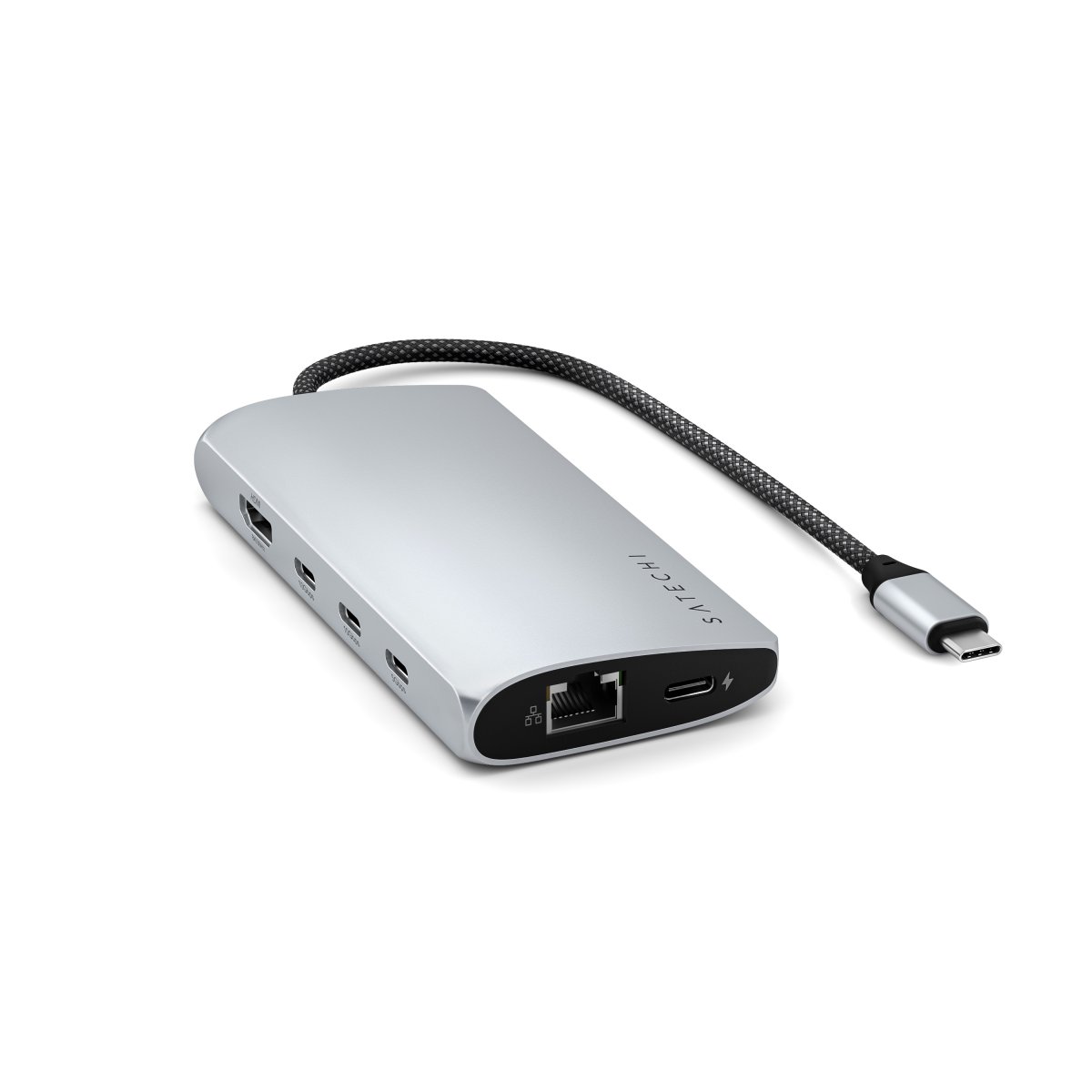 Satechi - USB-C MultiPort adapter 8K Ethernet V3 - Ezüst - Image 2