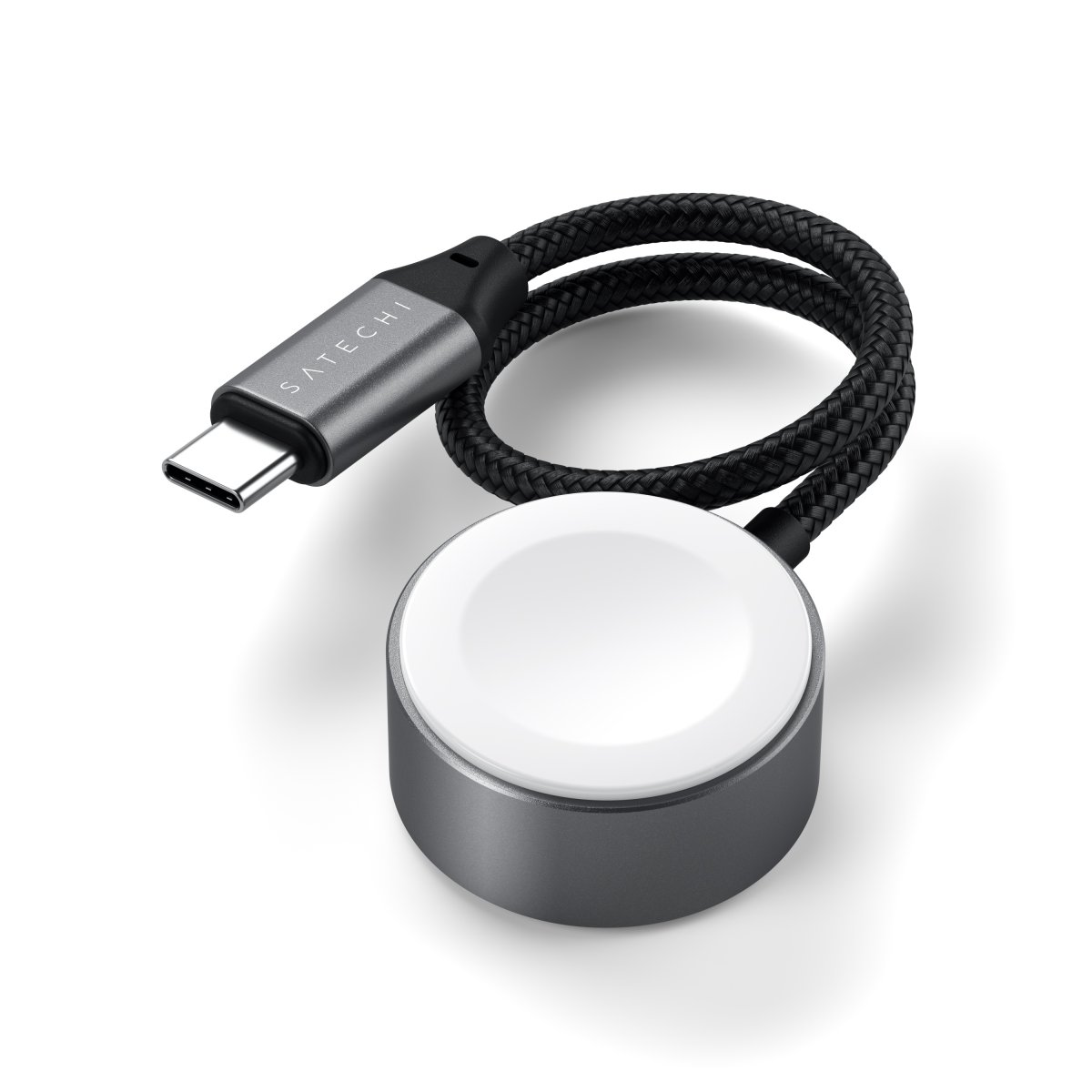 Satechi - USB-C mágneses gyorstöltő kábel Apple Watch-hoz - Szürke - Image 2
