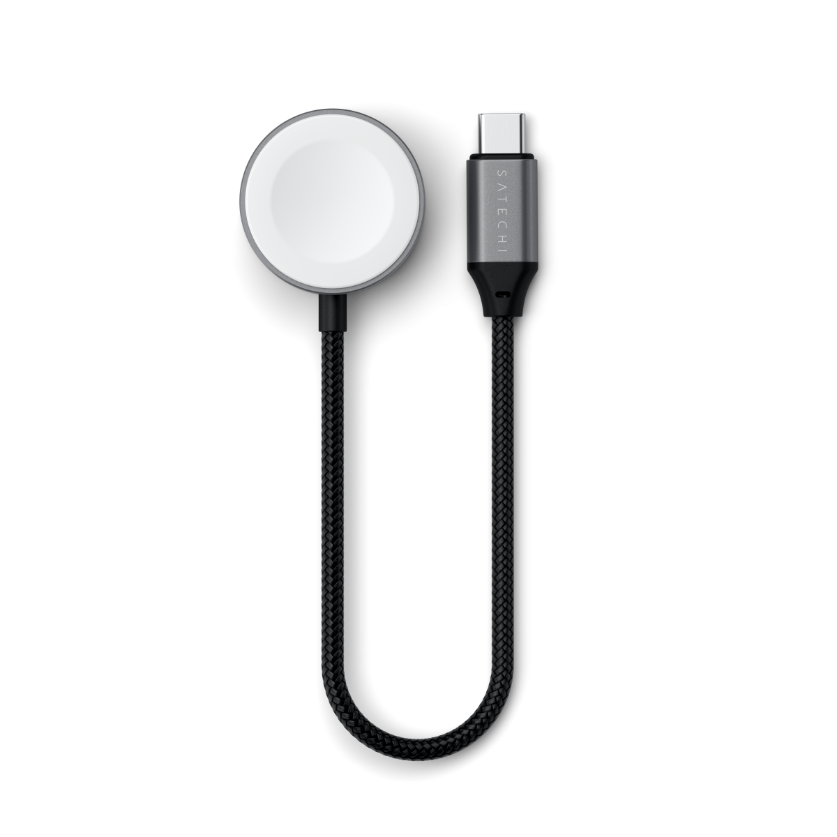 Satechi - USB-C mágneses gyorstöltő kábel Apple Watch-hoz - Szürke - Image 3