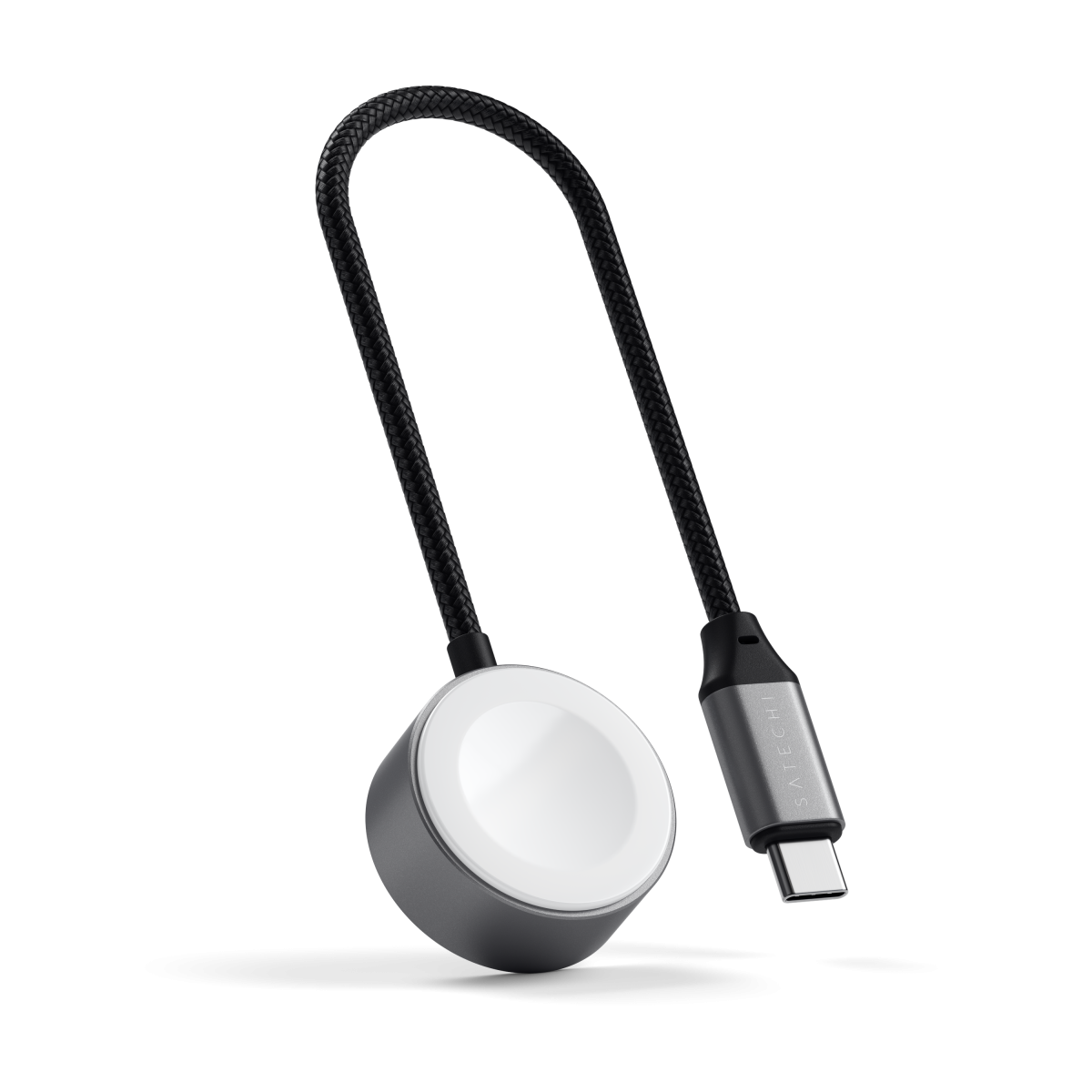 Satechi - USB-C mágneses gyorstöltő kábel Apple Watch-hoz - Szürke - Image 4