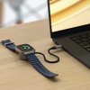Satechi - USB-C mágneses gyorstöltő kábel Apple Watch-hoz - Szürke - Image 6