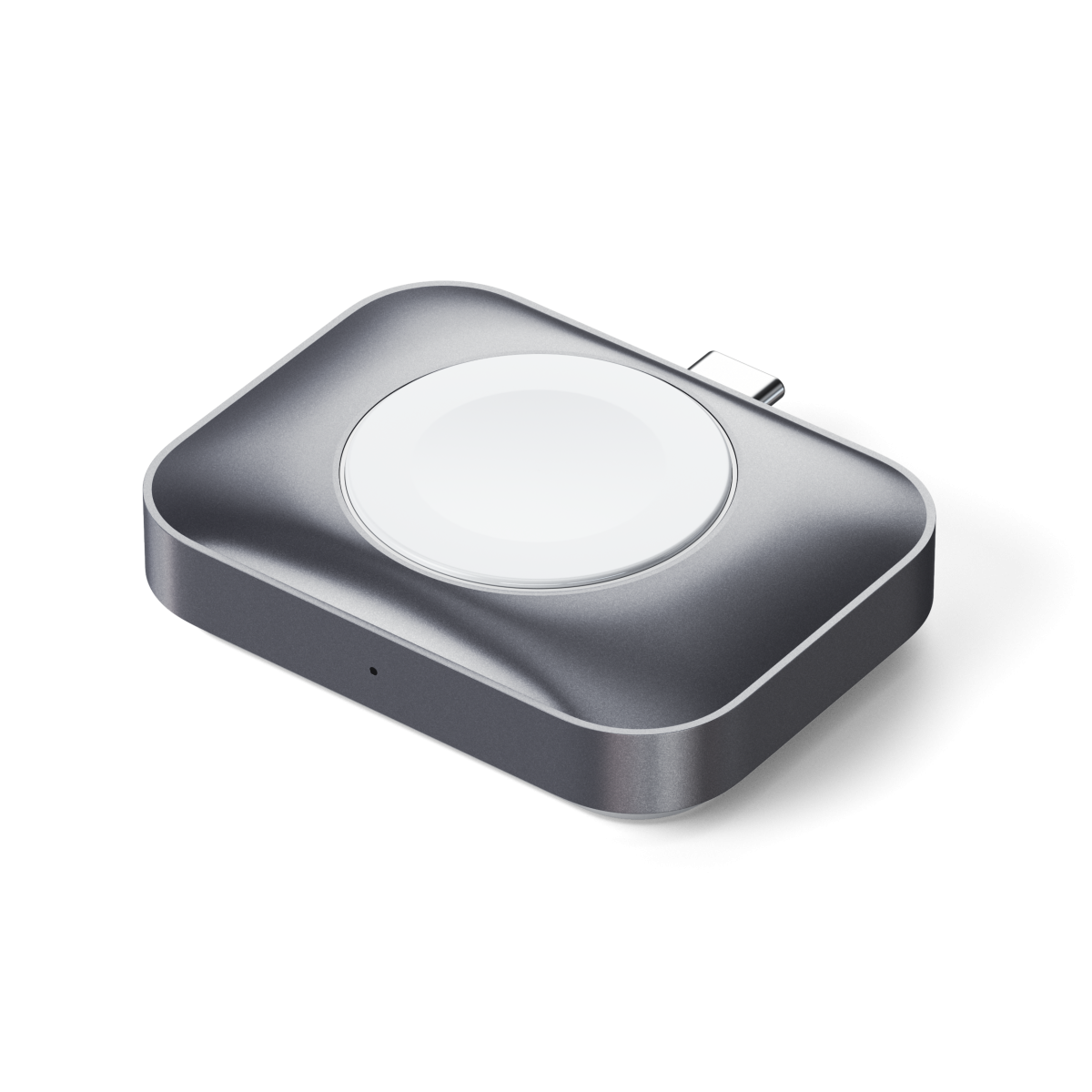 Satechi - USB-C 2 az 1-ben vezeték nélküli töltő dokkoló Apple órához és Airpodshoz - Ezüst - Image 4