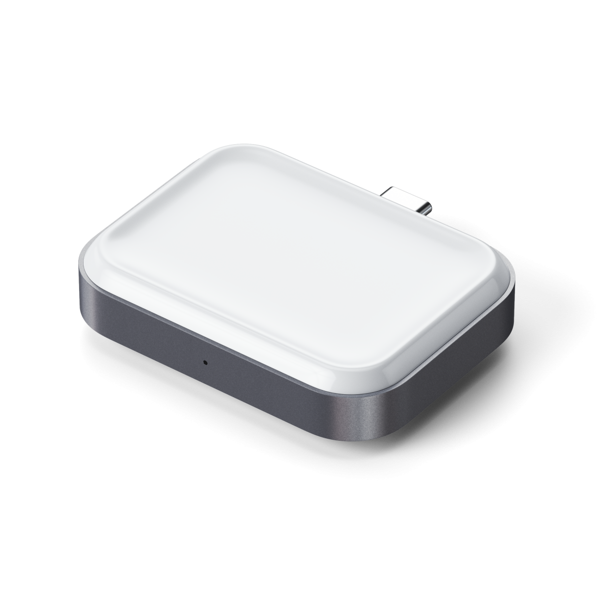 Satechi - USB-C 2 az 1-ben vezeték nélküli töltő dokkoló Apple órához és Airpodshoz - Ezüst - Image 5