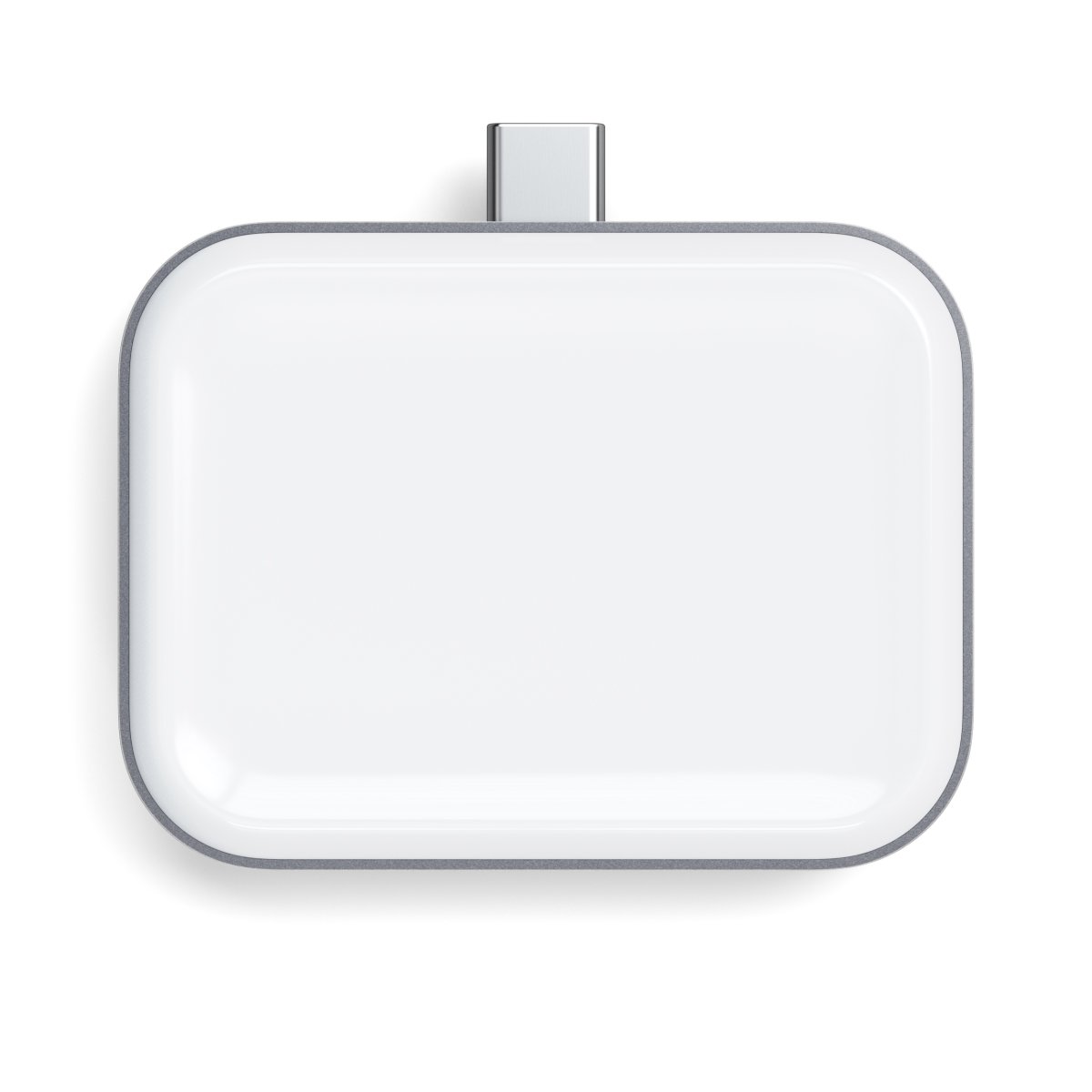 Satechi - USB-C 2 az 1-ben vezeték nélküli töltő dokkoló Apple órához és Airpodshoz - Ezüst - Image 6